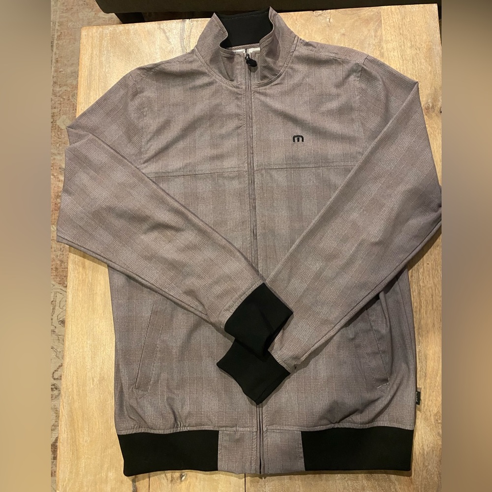 Men's Light Gray Full-Zip Track Jacket - Small Logo